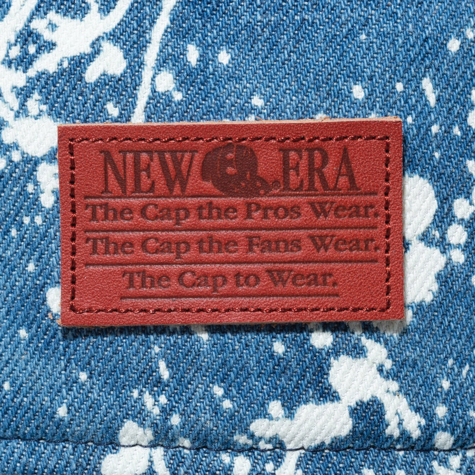 バケット01 Damaged Denim ダメージドデニム レザーパッチ - 13328010-SM | NEW ERA ニューエラ公式オンラインストア
