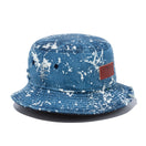 バケット01 Damaged Denim ダメージドデニム レザーパッチ - 13328010-SM | NEW ERA ニューエラ公式オンラインストア
