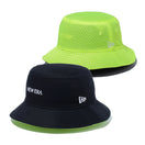 バケット01 Fabric Series ドライメッシュ リバーシブル ブラック / サイバーイエロー - 13745817-SM | NEW ERA ニューエラ公式オンラインストア