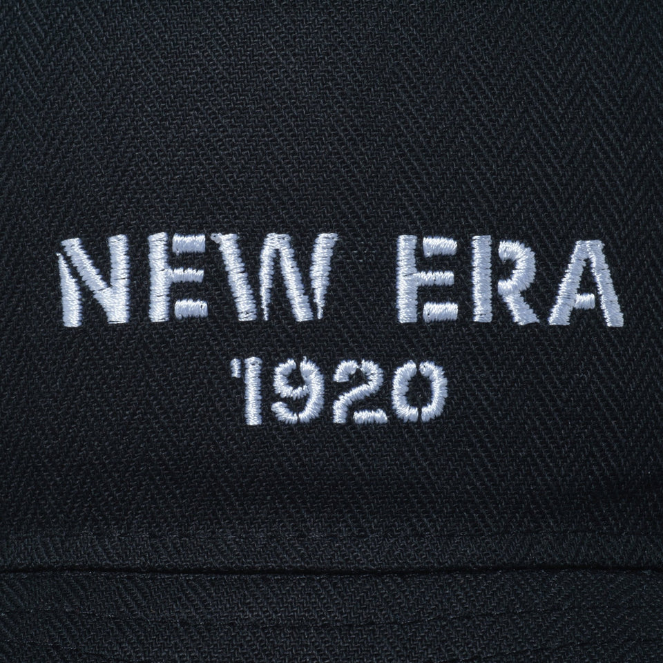 バケット01 Fabric Series Stencil Logo ヘリンボーン ブラック - 14312154-SM | NEW ERA ニューエラ公式オンラインストア