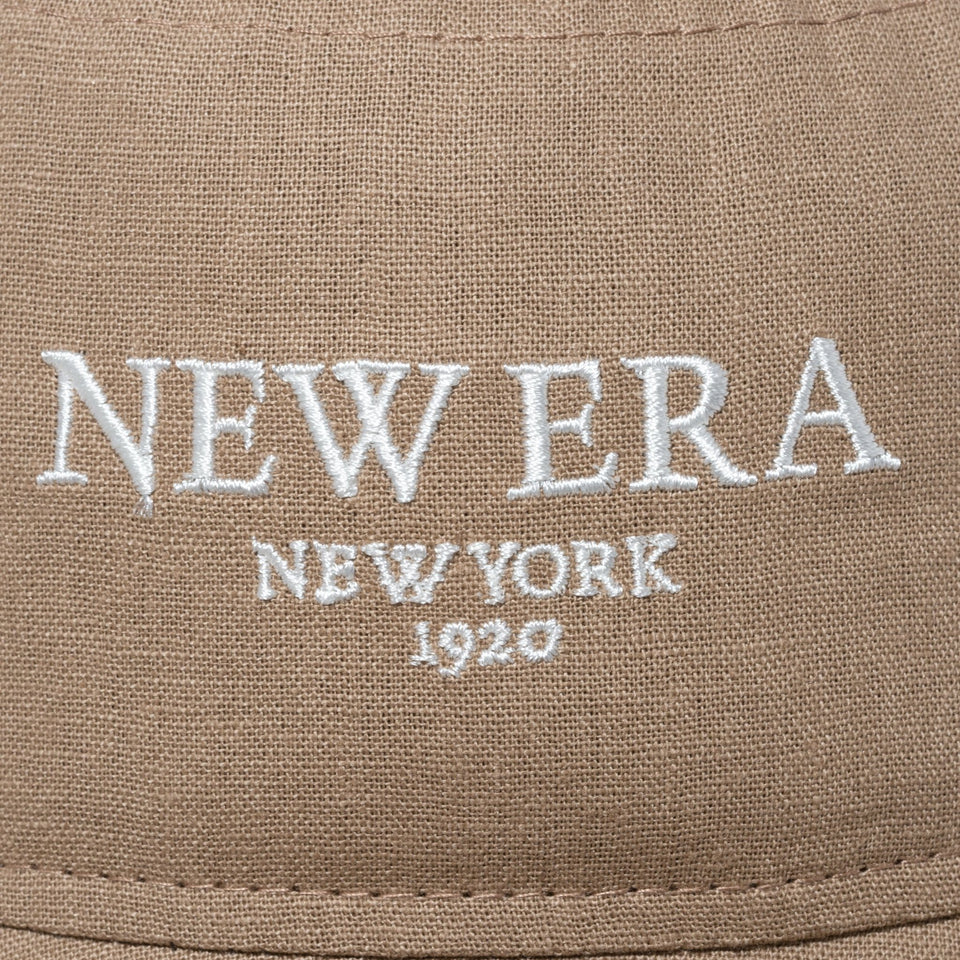 バケット01 Flax Cotton NEW ERA NEW YORK 1920 ベージュ - 13515820-SM | NEW ERA ニューエラ公式オンラインストア