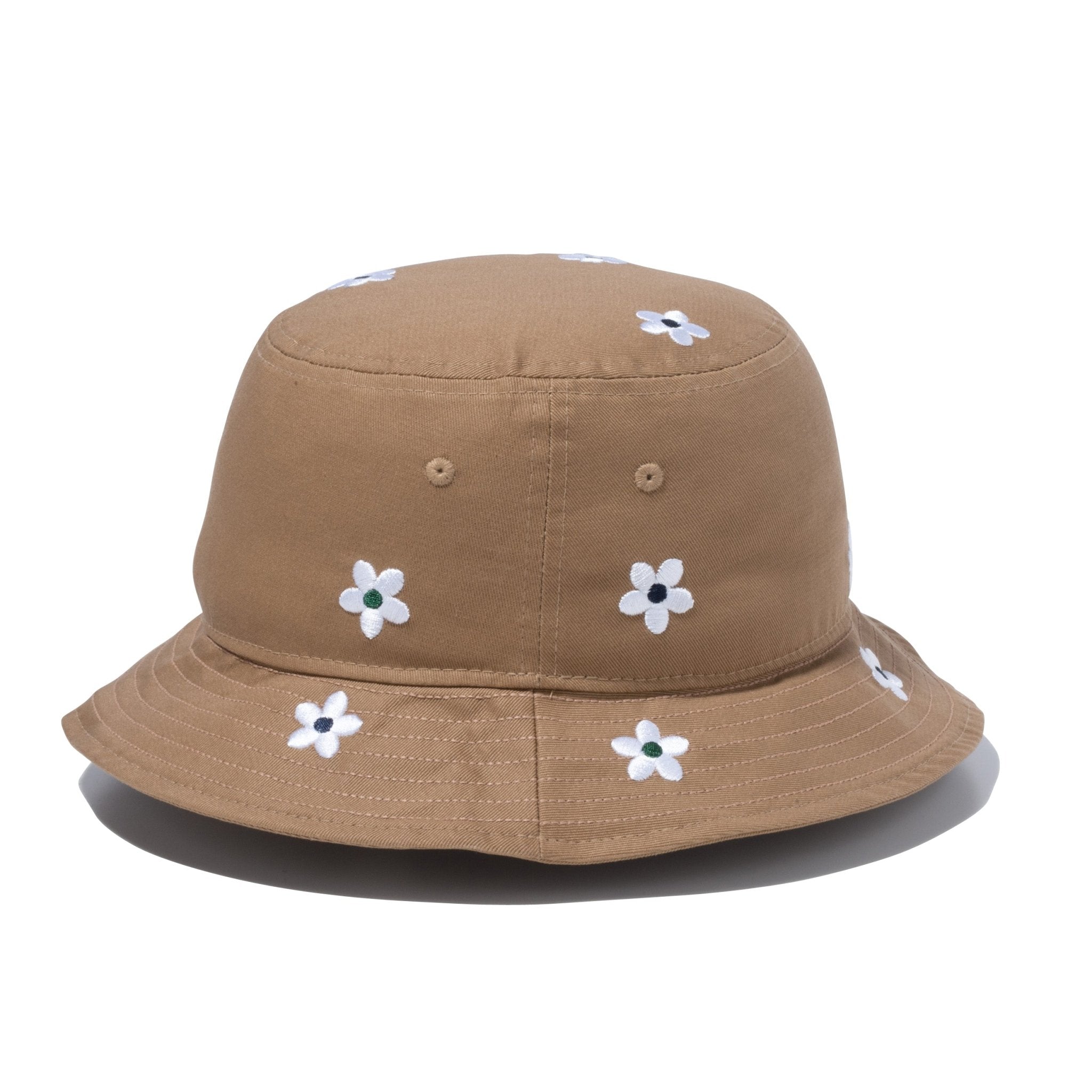 バケット01 Flower Embroidery カーキ 3