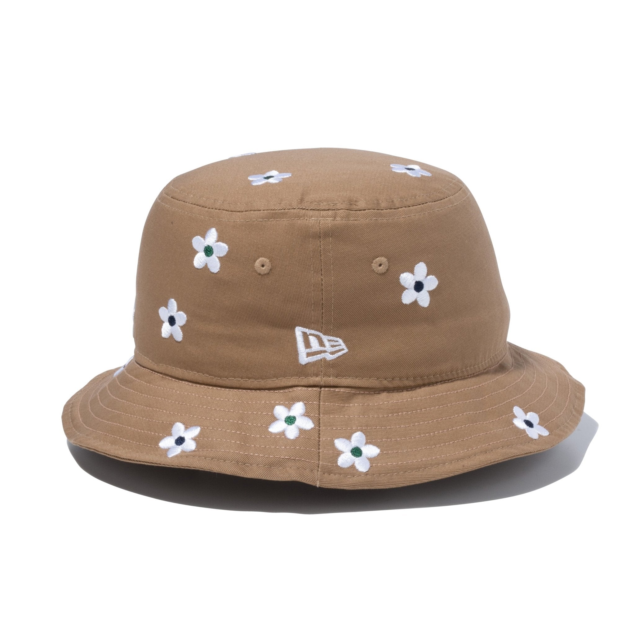 バケット01 Flower Embroidery カーキ 8