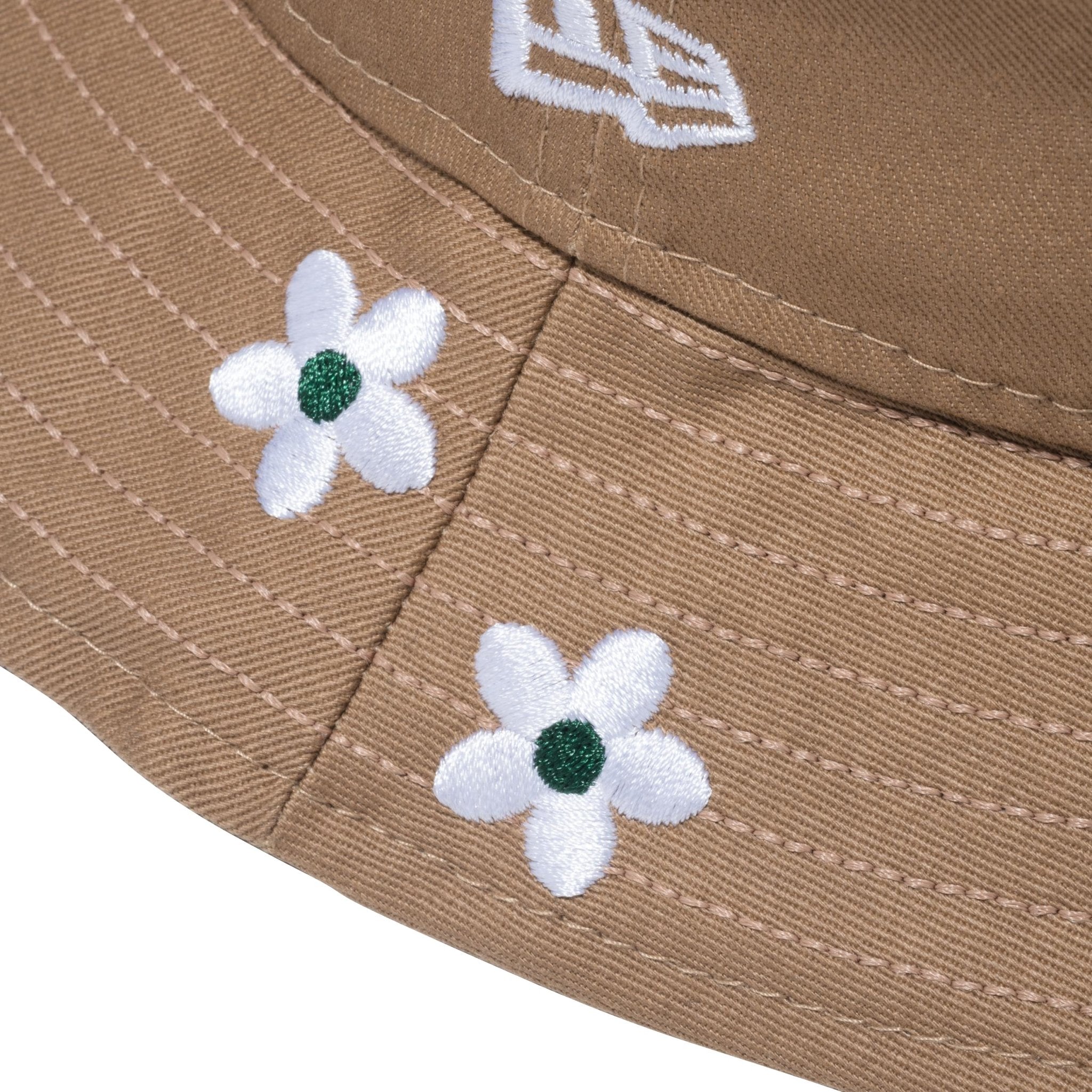 バケット01 Flower Embroidery カーキ 5