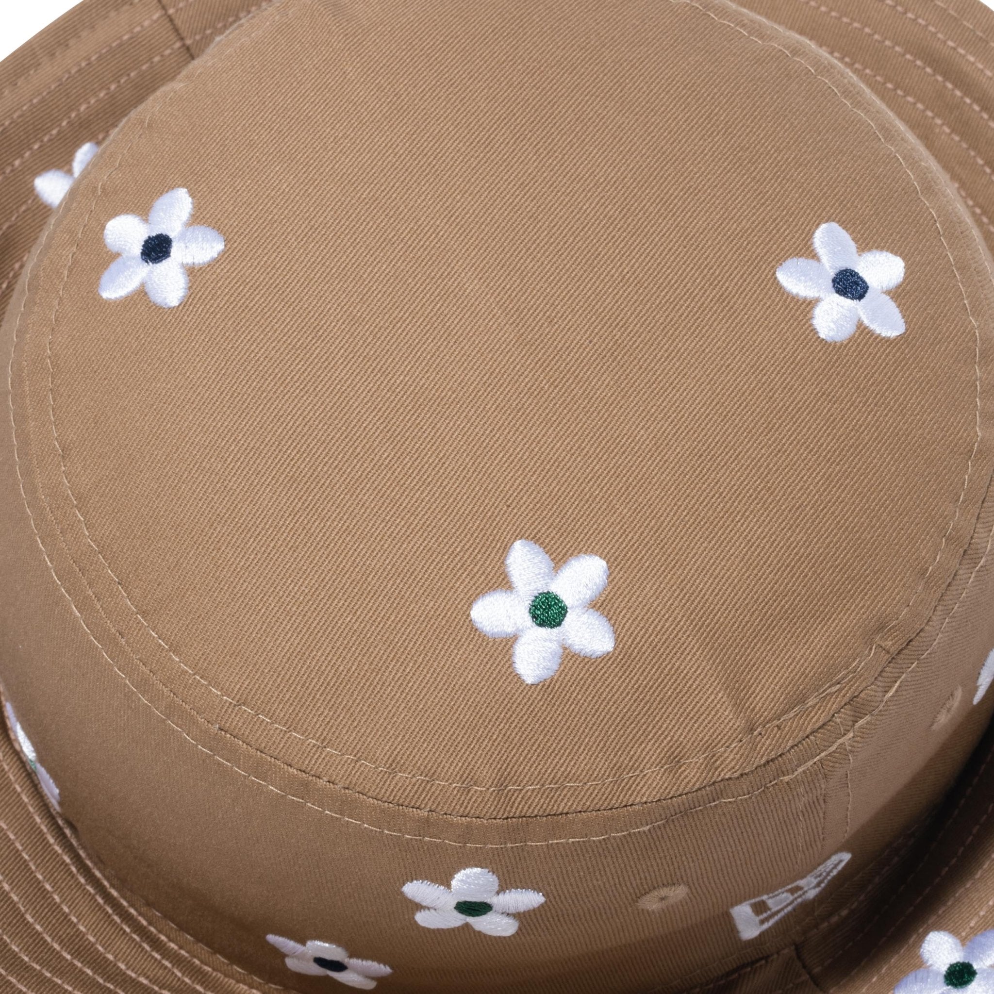 バケット01 Flower Embroidery カーキ 6