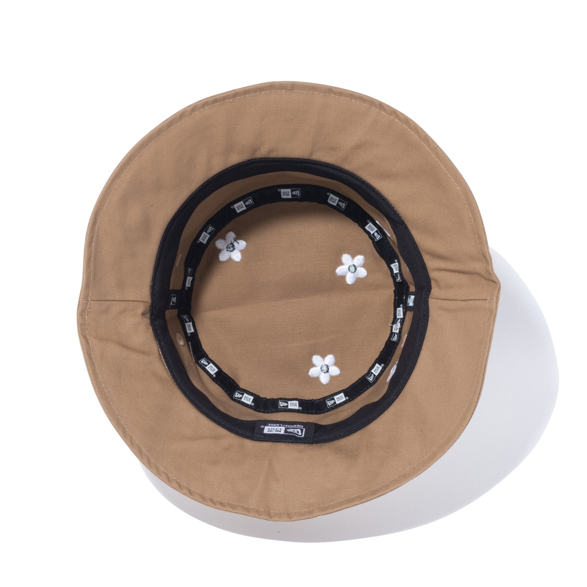 バケット01 Flower Embroidery カーキ 7