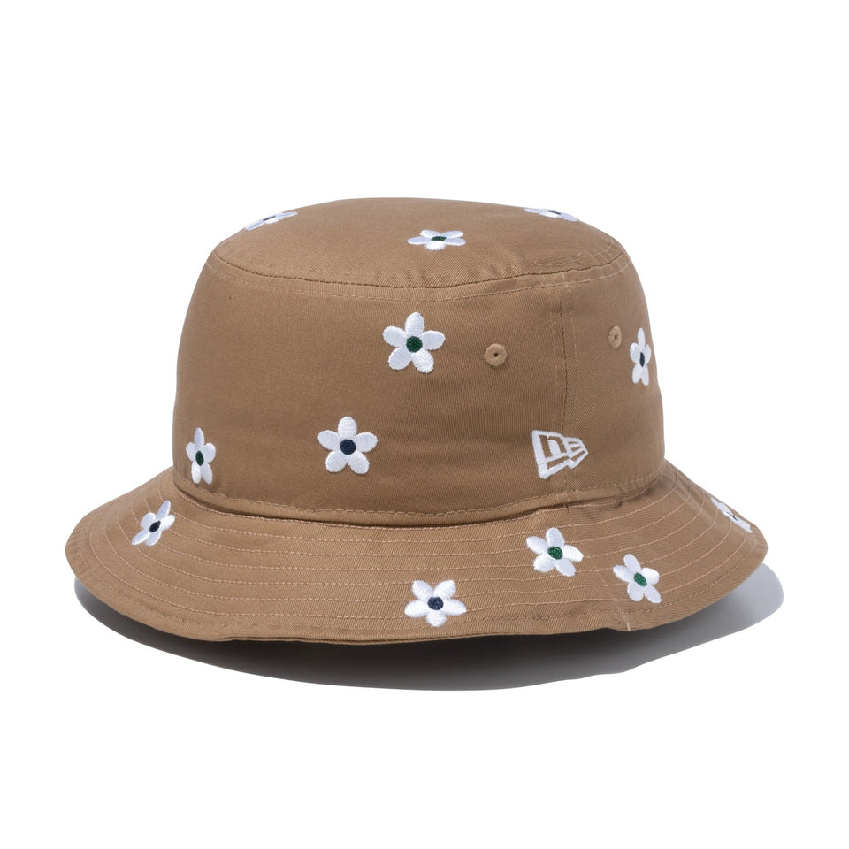 バケット01 Flower Embroidery カーキ | ニューエラオンラインストア