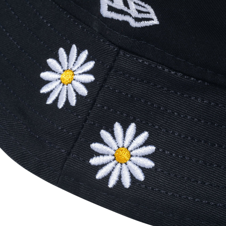 バケット01 Flower Embroidery ブラック - 14109596-SM | NEW ERA ニューエラ公式オンラインストア