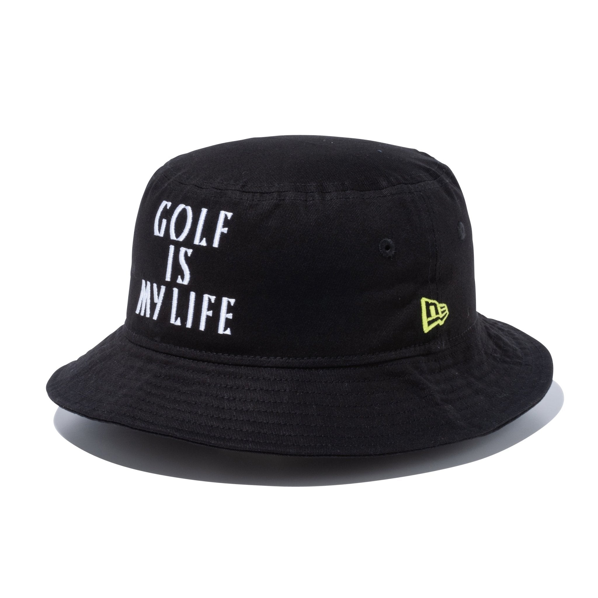 NO GOLF バケットハット ブラック バケット01 トラッカー Golf is My Life ブラック | ゴルフ