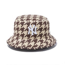 バケット01 Houndstooth ハウンズトゥース ニューヨーク・ヤンキース キャメル - 13292070-SM | NEW ERA ニューエラ公式オンラインストア