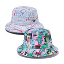 バケット01 リバーシブル JEAN MICHEL BASQUIAT ジャン=ミシェル・バスキア オールオーバープリント - 13772574-SM | NEW ERA ニューエラ公式オンラインストア