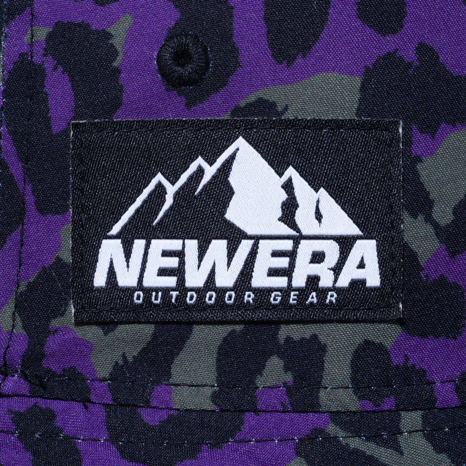 バケット01 リバーシブル Leopard Camo Mountain Logo Label ブラック/ブラックレオパードカモ【ニューエラアウトドア】 - 13516196-SM | NEW ERA ニューエラ公式オンラインストア