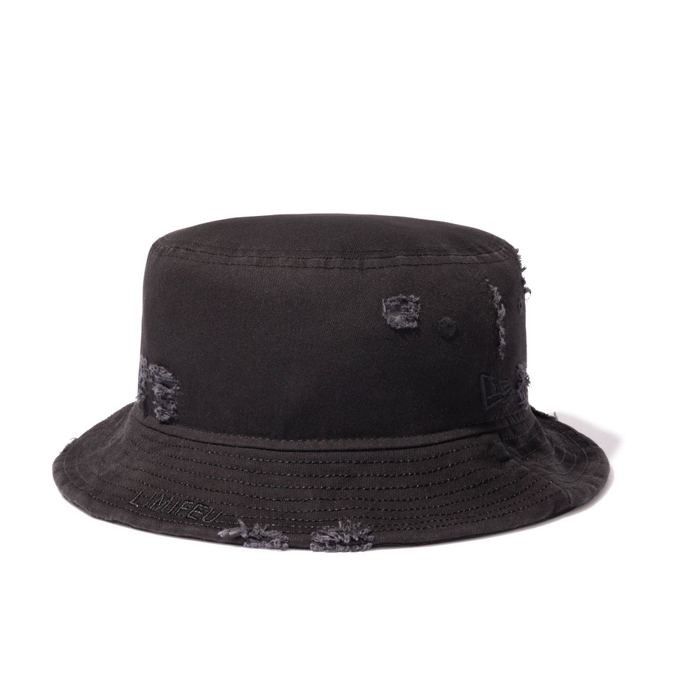 バケット01 LIMI feu リミ フゥ ダメージ ブラック × ブラック - 13552474-SM | NEW ERA ニューエラ公式オンラインストア