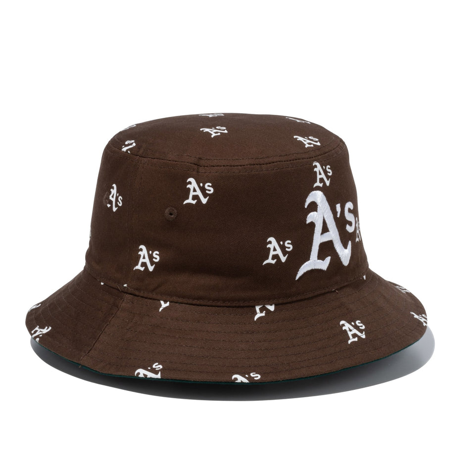 バケット01 MLB Reversible Hat リバーシブル オークランド・アスレチックス ダークグリーン/ウォルナット - 13515803-SM | NEW ERA ニューエラ公式オンラインストア