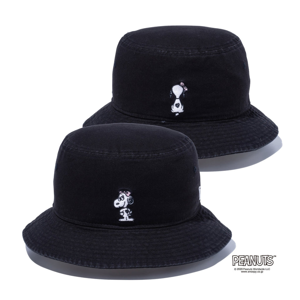 バケット01 PEANUTS ピーナッツ ベル ブラック - 12653662-SM | NEW ERA ニューエラ公式オンラインストア