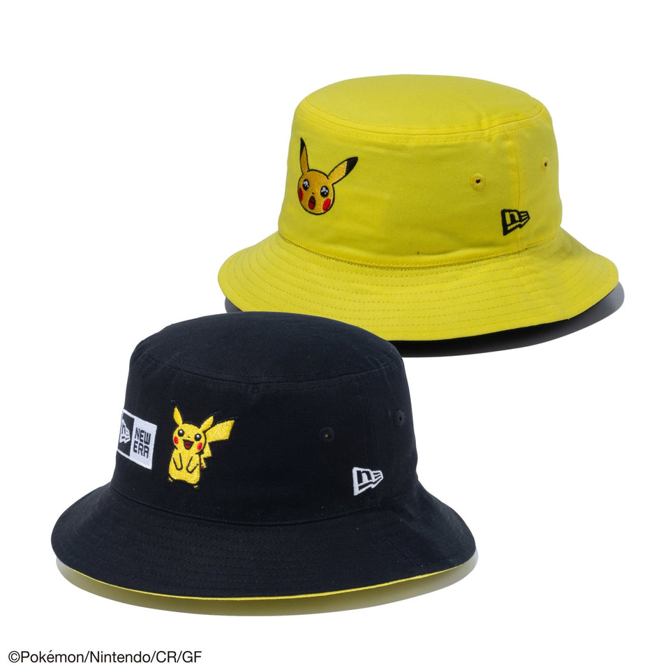 バケット01 リバーシブル Pokémon ポケモン ピカチュウ ブラック/イエロー - 14124331-SM | NEW ERA ニューエラ公式オンラインストア