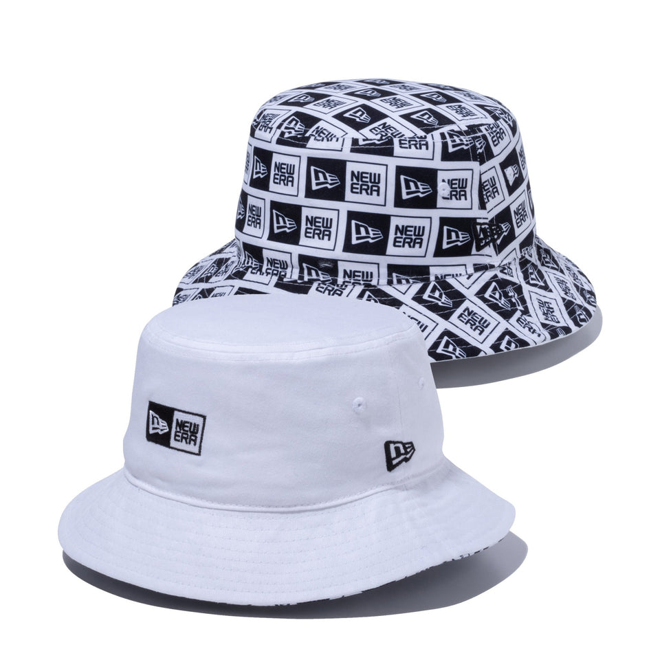 バケット01 Reversible Hat リバーシブルハット Box logo ボックスロゴ ホワイト | ニューエラオンラインストア