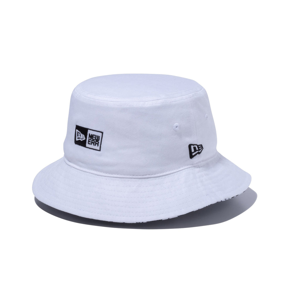 バケット01 Reversible Hat リバーシブルハット Box logo ボックスロゴ ホワイト - 13327992-SM | NEW ERA ニューエラ公式オンラインストア