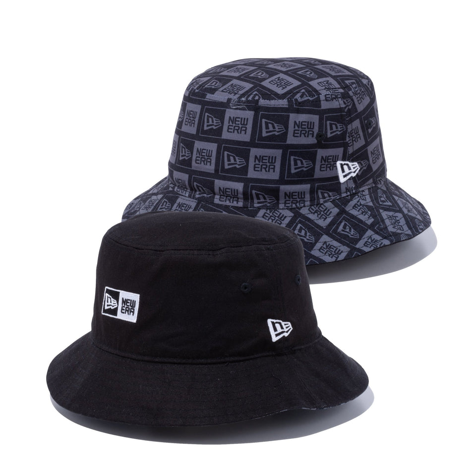 バケット01 Reversible Hat リバーシブルハット Box logo ボックスロゴ ブラック - 13327993-SM | NEW ERA ニューエラ公式オンラインストア