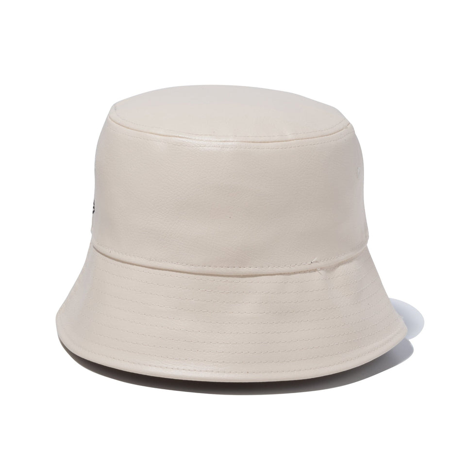 バケット01 Sailor Brim セーラーブリム Synthetic Leather シンセティックレザー クリーム - 13750918-SM | NEW ERA ニューエラ公式オンラインストア