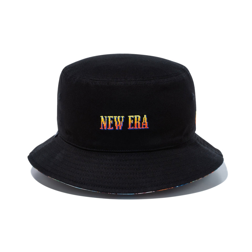バケット01 リバーシブル STREET FIGHTER II ストリートファイターII ステージ ブラック オールオーバープリント - 14125277-SM | NEW ERA ニューエラ公式オンラインストア