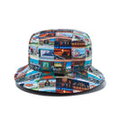 バケット01 リバーシブル STREET FIGHTER II ストリートファイターII ステージ ブラック オールオーバープリント - 14125277-SM | NEW ERA ニューエラ公式オンラインストア
