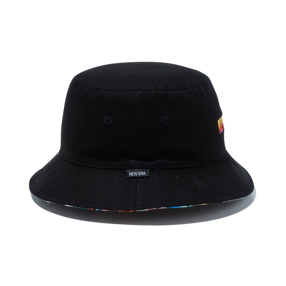 バケット01 リバーシブル STREET FIGHTER II ストリートファイターII ステージ ブラック オールオーバープリント - 14125277-SM | NEW ERA ニューエラ公式オンラインストア