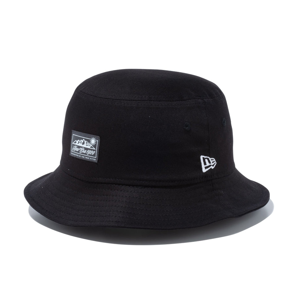 バケット01 Stretch Cotton Mountain Range Label リフレクターパッチ ブラック【ニューエラアウトドア】 - 13516192-SM | NEW ERA ニューエラ公式オンラインストア
