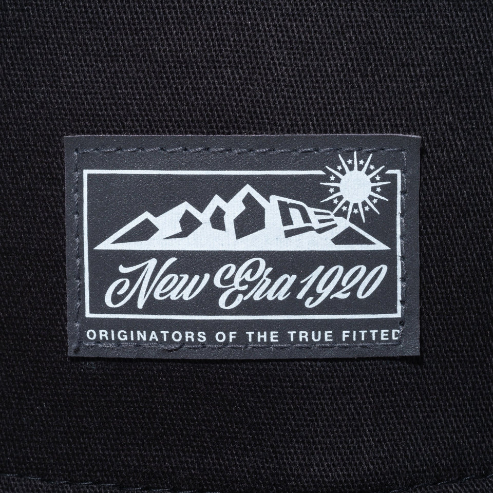 バケット01 Stretch Cotton Mountain Range Label リフレクターパッチ ブラック【ニューエラアウトドア】 - 13516192-SM | NEW ERA ニューエラ公式オンラインストア