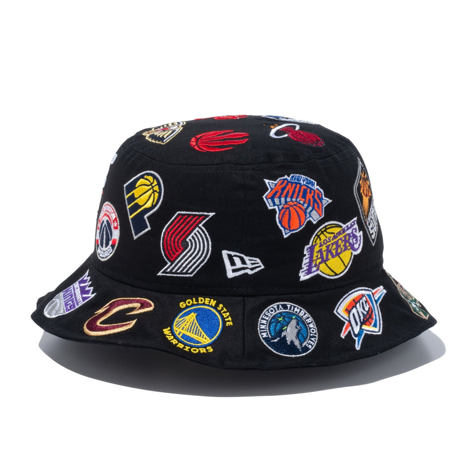 バケット01 Team Logo Allover NBA ブラック - 14109614-SM | NEW ERA ニューエラ公式オンラインストア