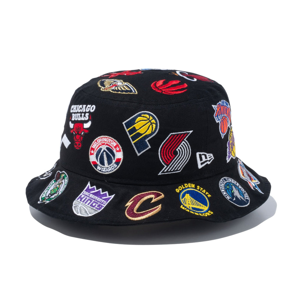 バケット01 Team Logo Allover NBA ブラック - 14109614-SM | NEW ERA ニューエラ公式オンラインストア