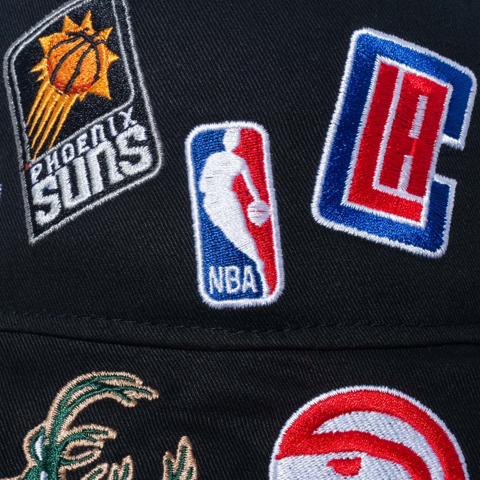 バケット01 Team Logo Allover NBA ブラック - 14109614-SM | NEW ERA ニューエラ公式オンラインストア