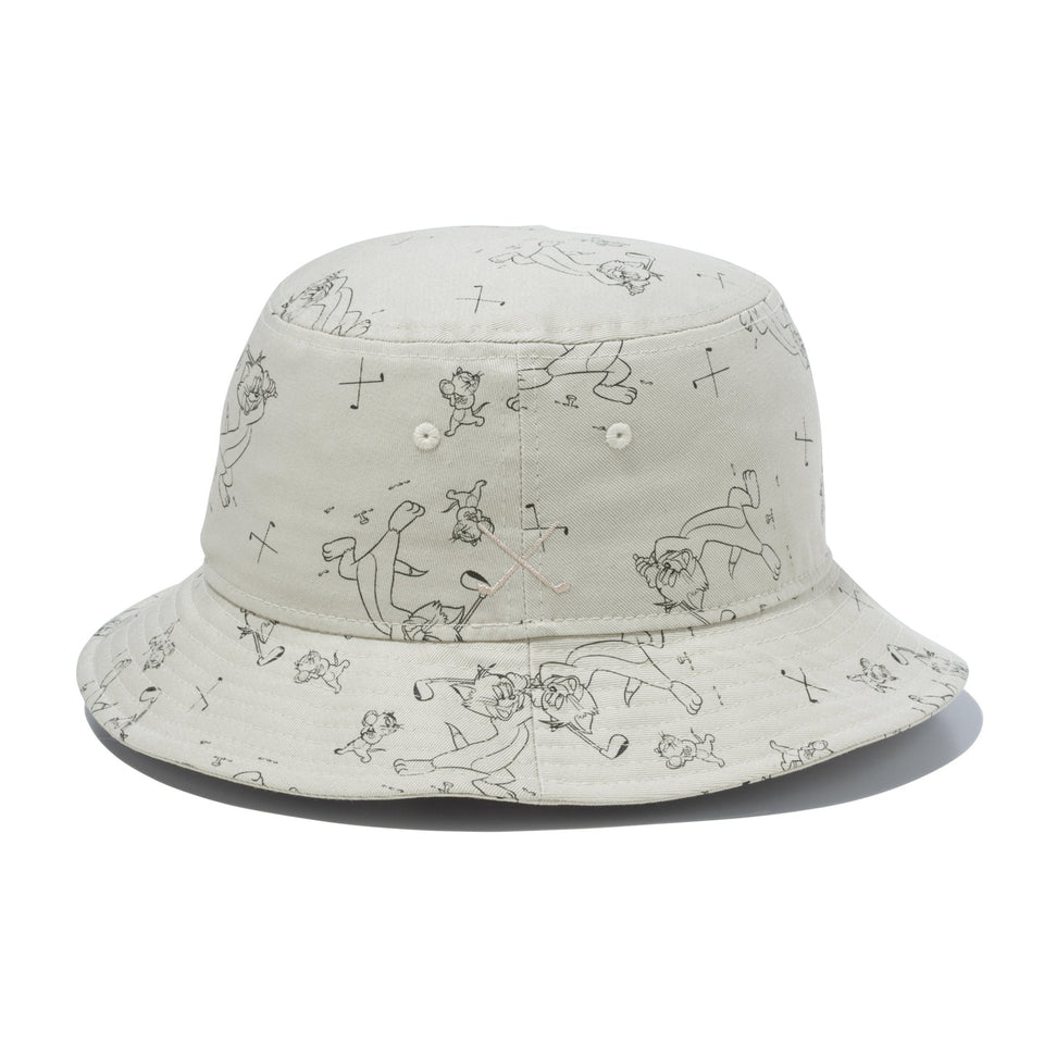 【ゴルフ】バケット01 TOM and JERRY トムとジェリー オールオーバープリント ストーン - 13772538-SM | NEW ERA ニューエラ公式オンラインストア