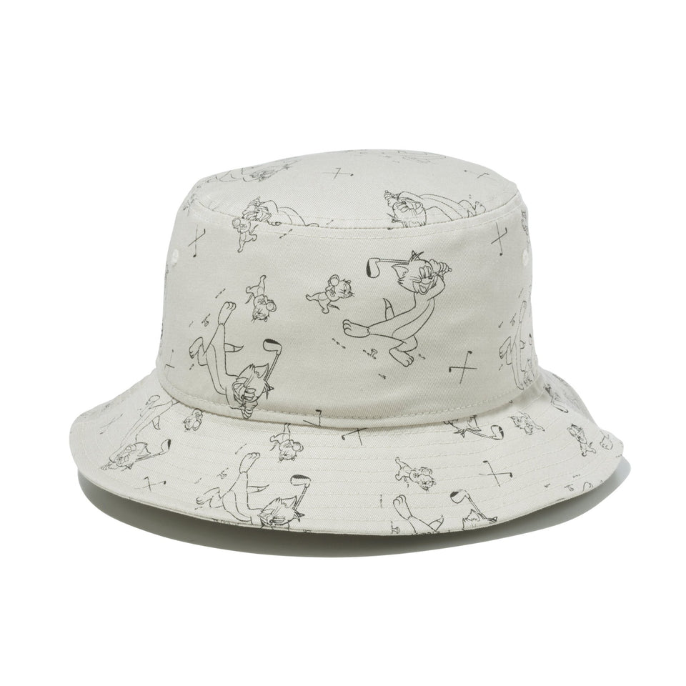 【ゴルフ】バケット01 TOM and JERRY トムとジェリー オールオーバープリント ストーン - 13772538-SM | NEW ERA ニューエラ公式オンラインストア