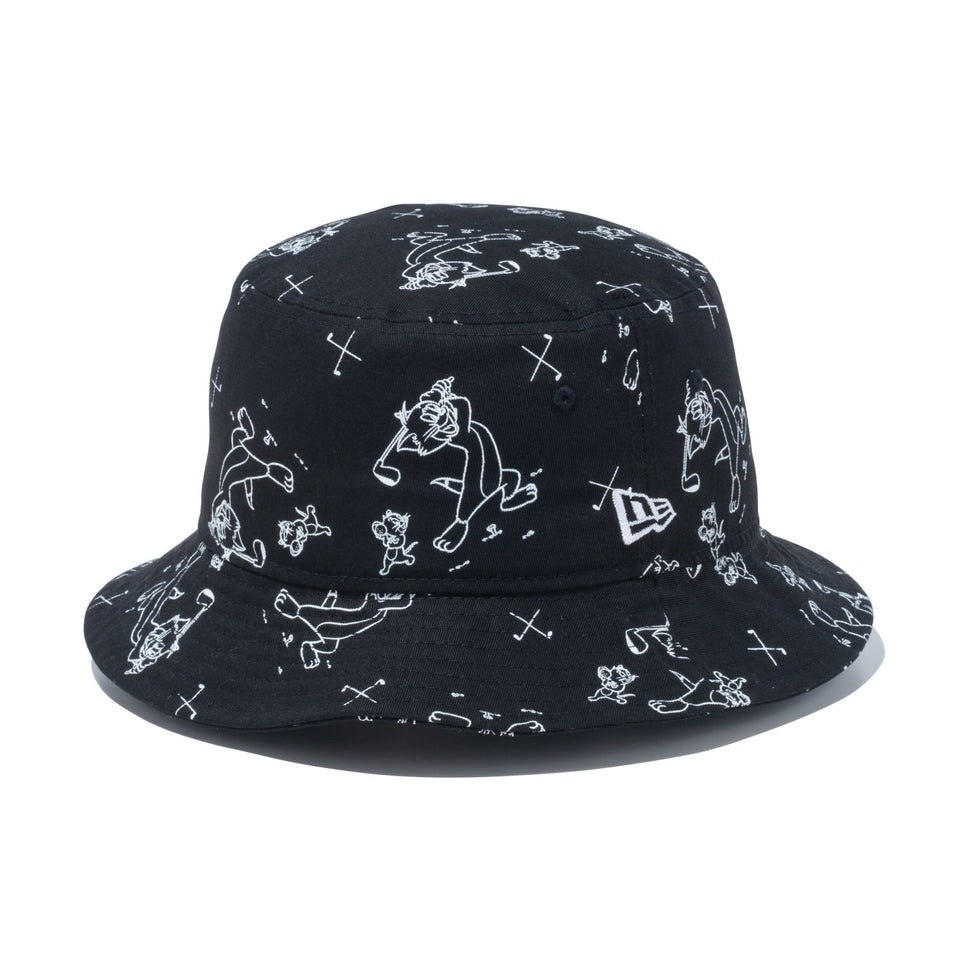 【ゴルフ】バケット01 TOM and JERRY トムとジェリー オールオーバープリント ブラック - 13772539-SM | NEW ERA ニューエラ公式オンラインストア