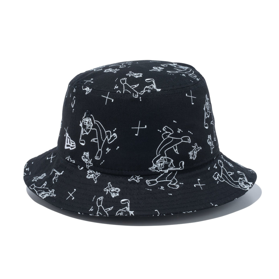 【ゴルフ】バケット01 TOM and JERRY トムとジェリー オールオーバープリント ブラック - 13772539-SM | NEW ERA ニューエラ公式オンラインストア