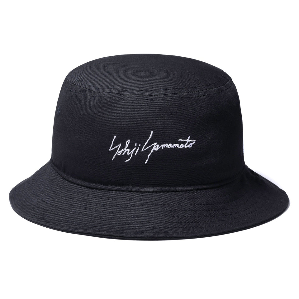 バケット01 Yohji Yamamoto FW22 シグネチャーロゴ ブラック - 13281227-SM | NEW ERA ニューエラ公式オンラインストア