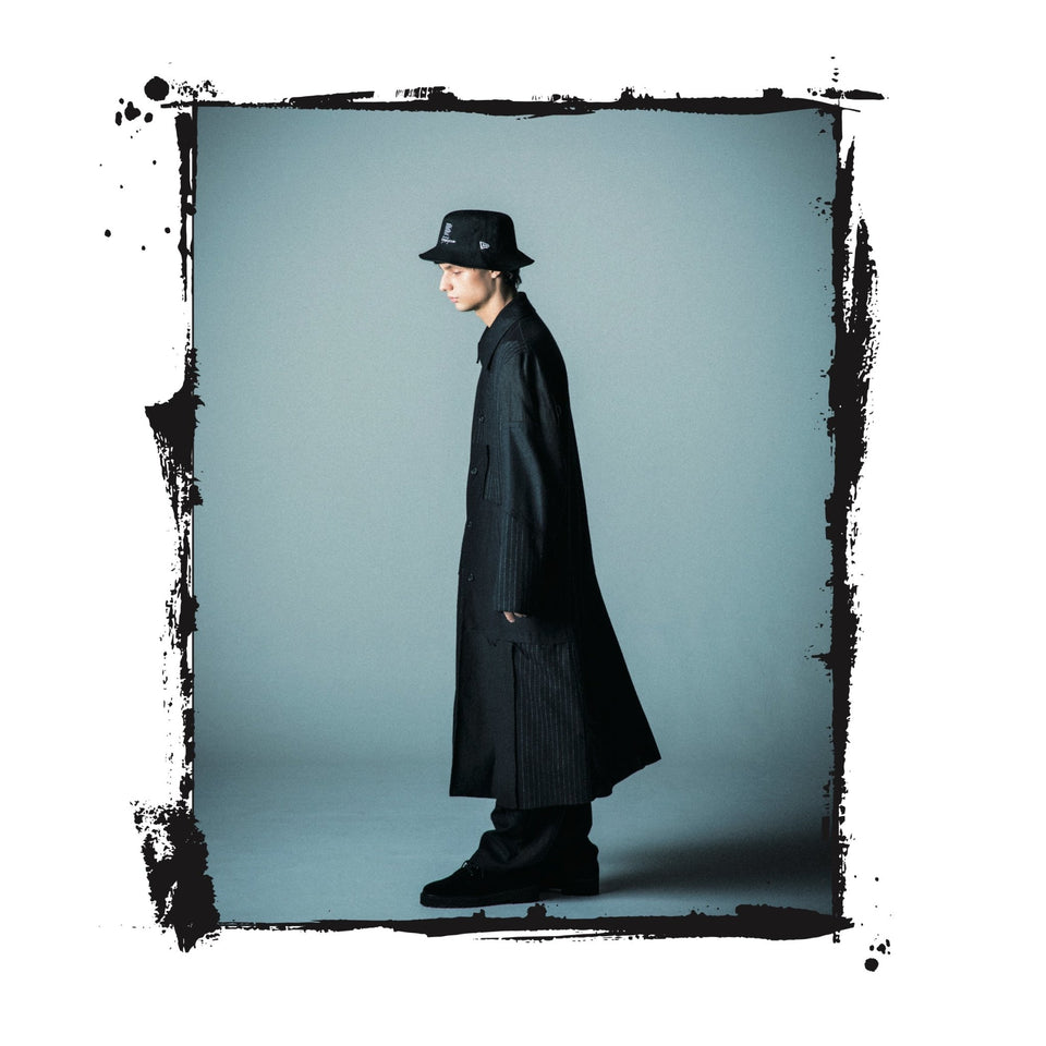 バケット01 Yohji Yamamoto FW22 シグネチャーロゴ 織ネーム ブラック - 13330781-SM | NEW ERA ニューエラ公式オンラインストア