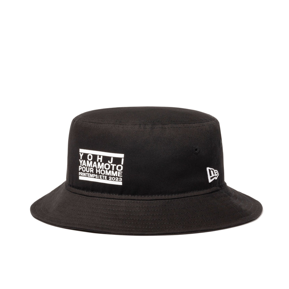 バケット01 Yohji Yamamoto SS23 ボックスロゴ ブラック - 13747713-SM | NEW ERA ニューエラ公式オンラインストア