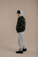 【10月発売】バーシティージャケット NEW ERA BLACK LABEL ブラック - 12943680-S | NEW ERA ニューエラ公式オンラインストア