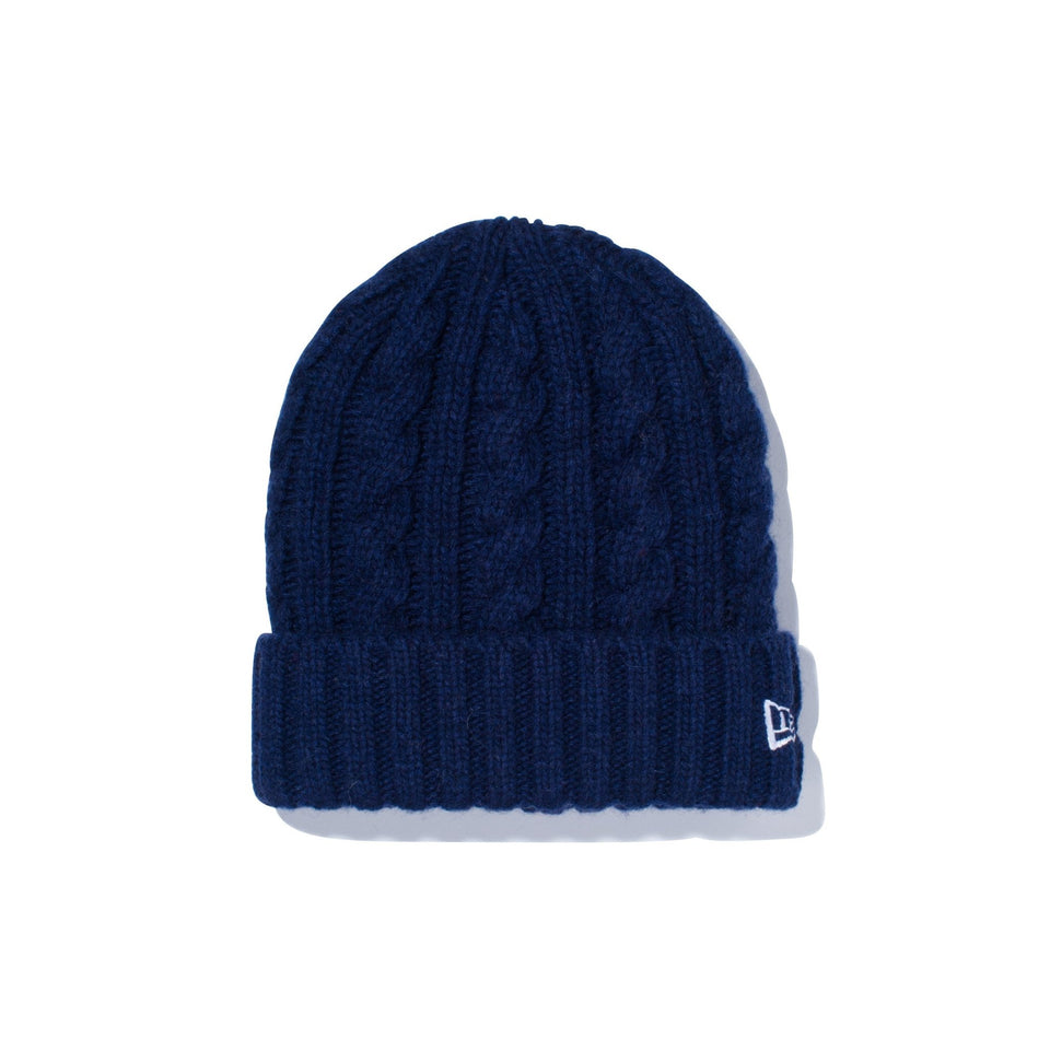 ローゲージ カフニット ウールブレンド ネイビー - 11474397-OSFA | NEW ERA ニューエラ公式オンラインストア