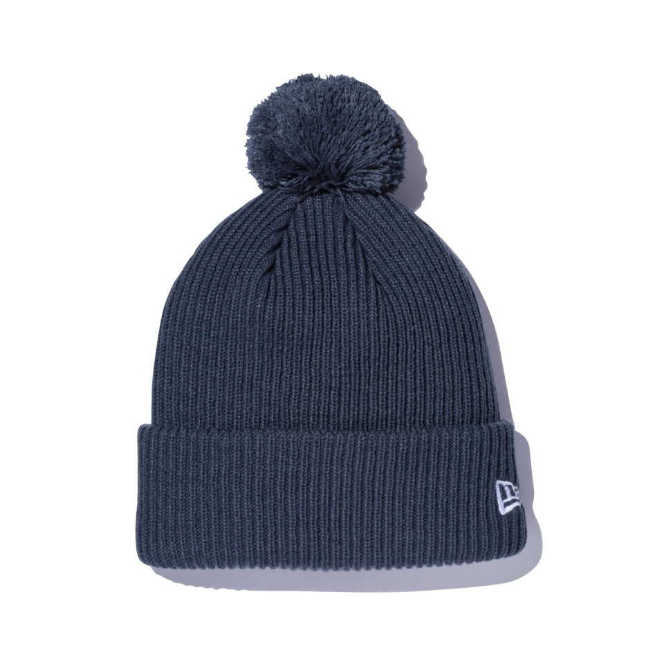 ポンポンニット リブ チャコール - 12540387-OSFM | NEW ERA ニューエラ公式オンラインストア