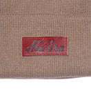ベーシック カフニット レザーパッチ ベージュ - 12540442-OSFM | NEW ERA ニューエラ公式オンラインストア