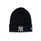 ベーシック カフニット ニューヨーク・ヤンキース ラインストーンバッジ ブラック × シルバー - 12540534-OSFM | NEW ERA ニューエラ公式オンラインストア