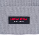 ベーシック カフニット ラバーパッチ グレー - 12540546-OSFM | NEW ERA ニューエラ公式オンラインストア