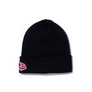 ベーシック カフニット フラッグロゴ ブラック × ネオンピンク - 12540551-OSFM | NEW ERA ニューエラ公式オンラインストア