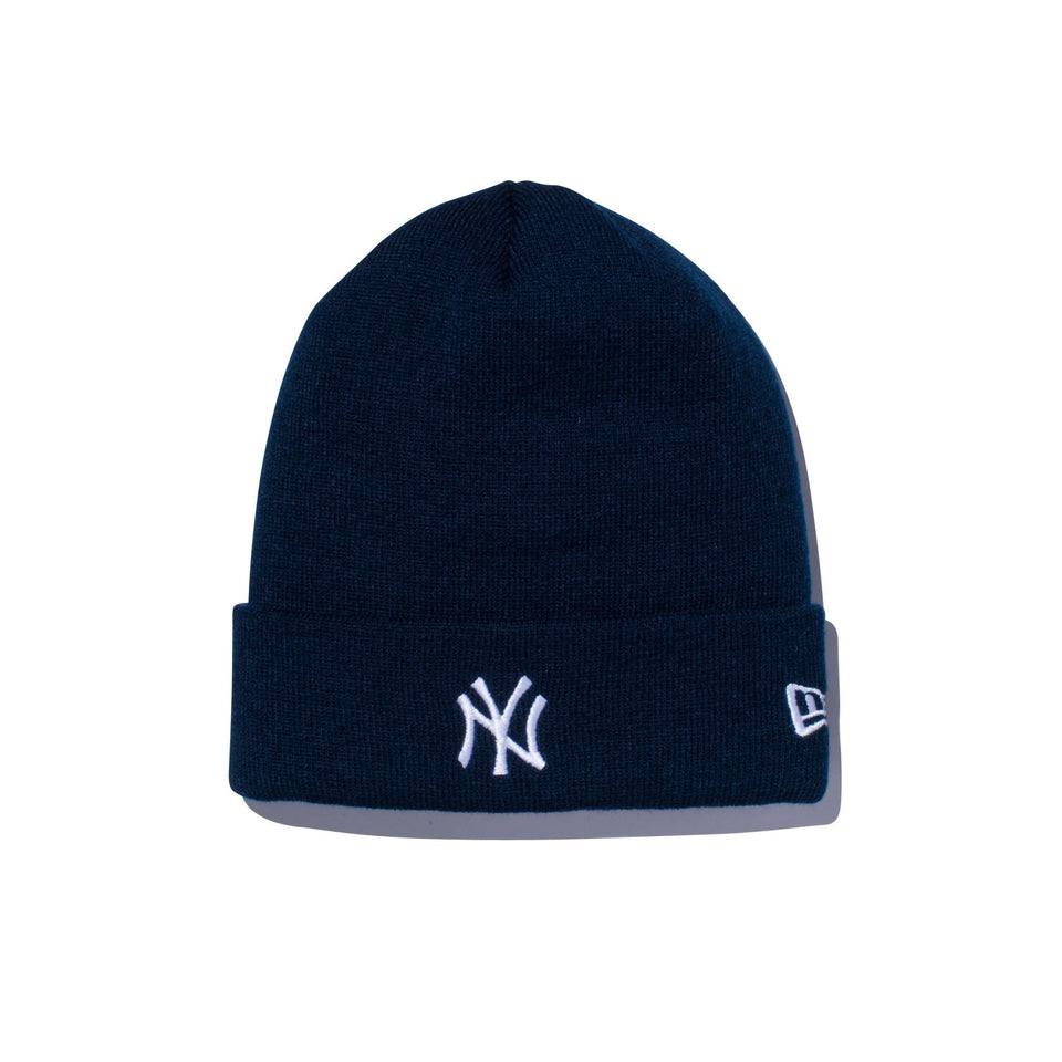 ベーシック カフニット ニューヨーク・ヤンキース チームロゴ ネイビー × スノーホワイト - 12540564-OSFM | NEW ERA ニューエラ公式オンラインストア