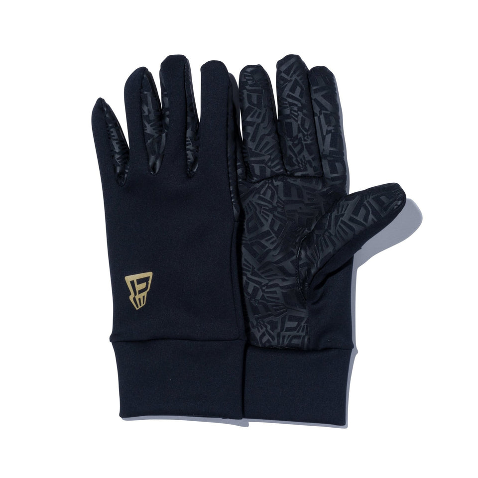 フリース ウォーマーグローブ ブラック × リフレクトゴールド - 12541274-S | NEW ERA ニューエラ公式オンラインストア