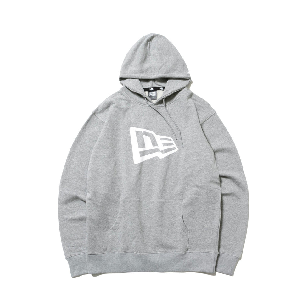 スウェット プルオーバー フーディー フラッグロゴ グレー - 12542635-S | NEW ERA ニューエラ公式オンラインストア