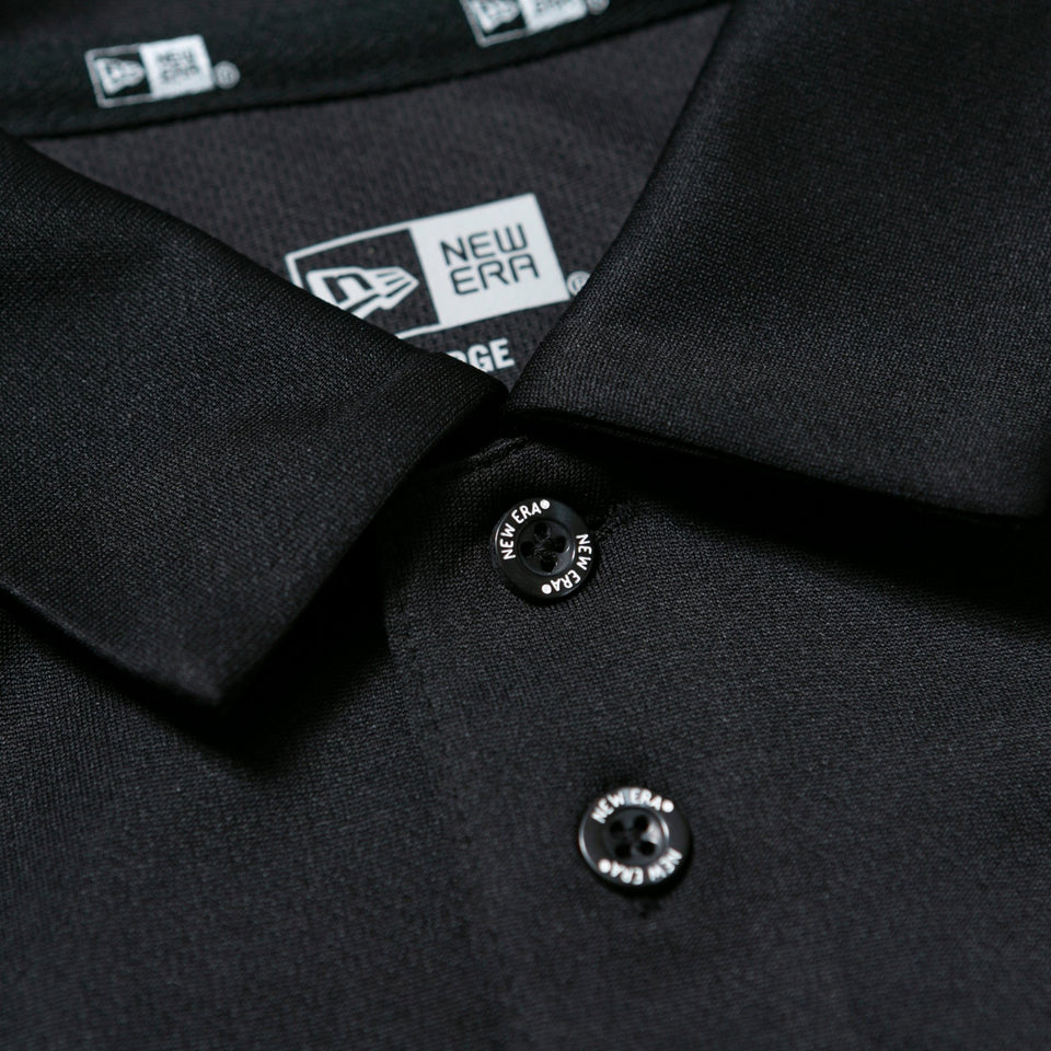 【ゴルフ】 ポロシャツ テックポロ ピンフラッグ ロゴ ブラック - 12542719-S | NEW ERA ニューエラ公式オンラインストア